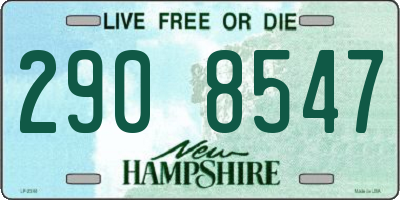 NH license plate 2908547