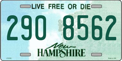 NH license plate 2908562