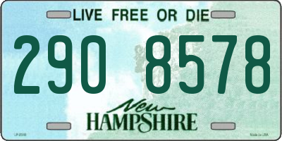 NH license plate 2908578