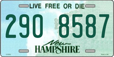 NH license plate 2908587