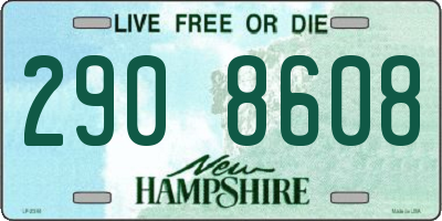 NH license plate 2908608