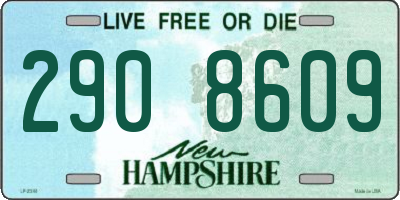 NH license plate 2908609