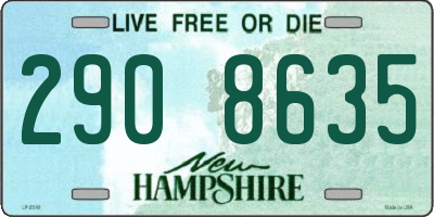 NH license plate 2908635