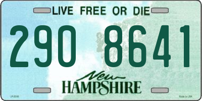 NH license plate 2908641