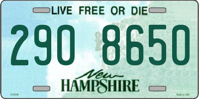 NH license plate 2908650