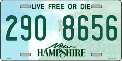NH license plate 2908656