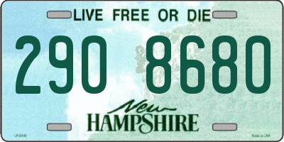 NH license plate 2908680