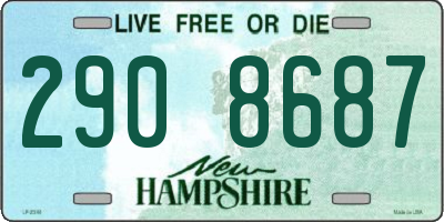 NH license plate 2908687