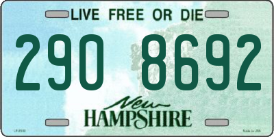 NH license plate 2908692