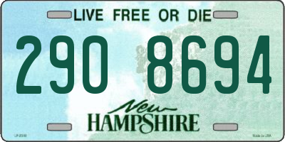 NH license plate 2908694