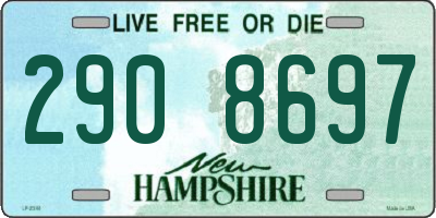 NH license plate 2908697