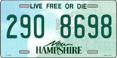 NH license plate 2908698
