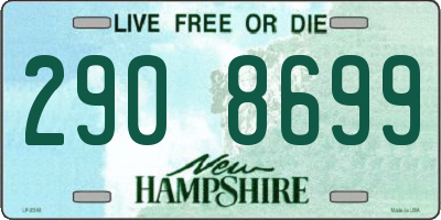 NH license plate 2908699