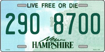 NH license plate 2908700