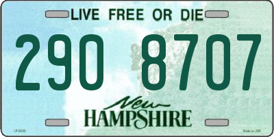 NH license plate 2908707