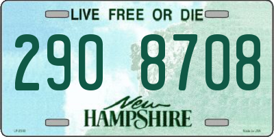 NH license plate 2908708