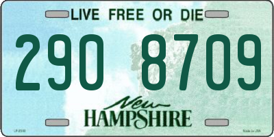NH license plate 2908709