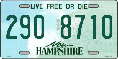 NH license plate 2908710