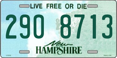 NH license plate 2908713