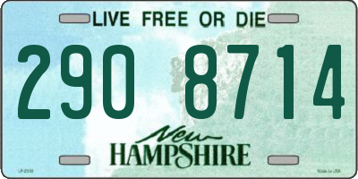 NH license plate 2908714