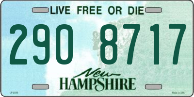 NH license plate 2908717
