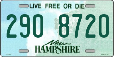 NH license plate 2908720