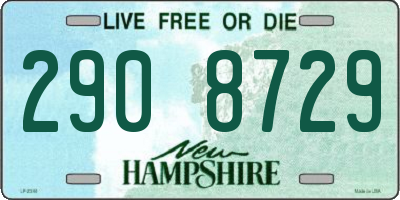NH license plate 2908729