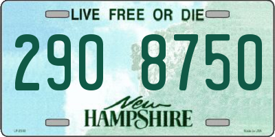 NH license plate 2908750