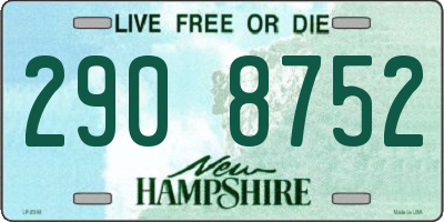 NH license plate 2908752