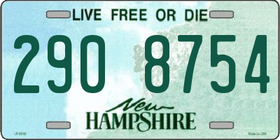 NH license plate 2908754