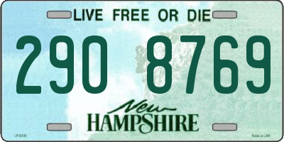 NH license plate 2908769