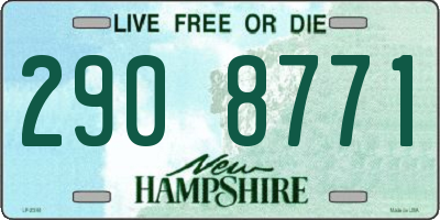 NH license plate 2908771