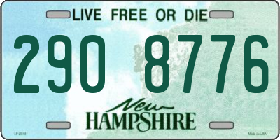 NH license plate 2908776