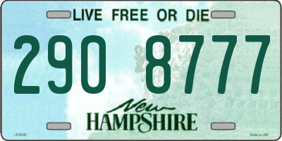 NH license plate 2908777
