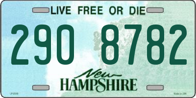 NH license plate 2908782