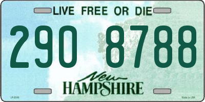 NH license plate 2908788