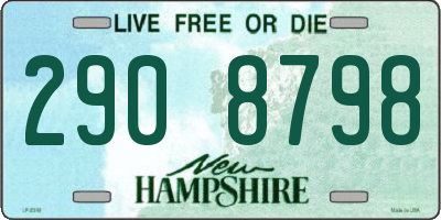 NH license plate 2908798