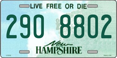 NH license plate 2908802