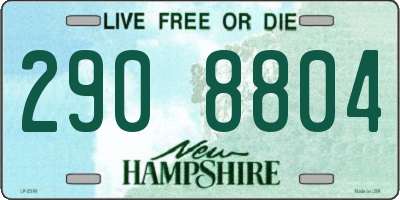 NH license plate 2908804