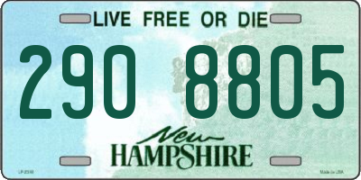 NH license plate 2908805