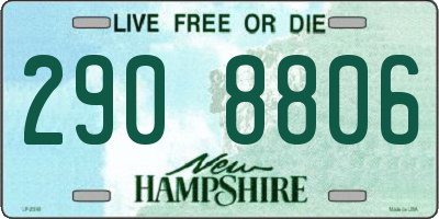 NH license plate 2908806