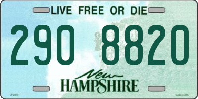 NH license plate 2908820