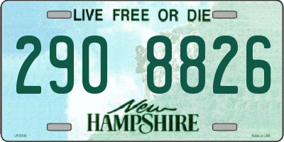NH license plate 2908826