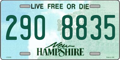NH license plate 2908835