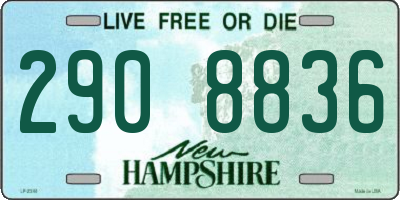 NH license plate 2908836