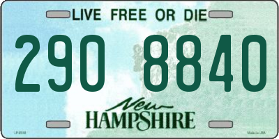 NH license plate 2908840