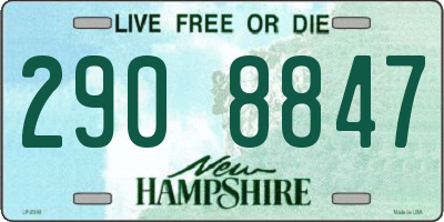 NH license plate 2908847