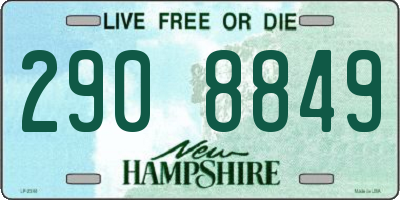 NH license plate 2908849