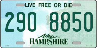 NH license plate 2908850