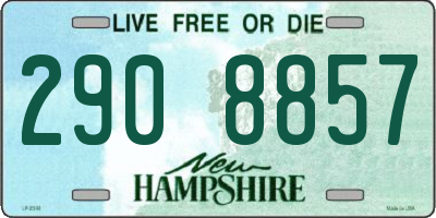 NH license plate 2908857